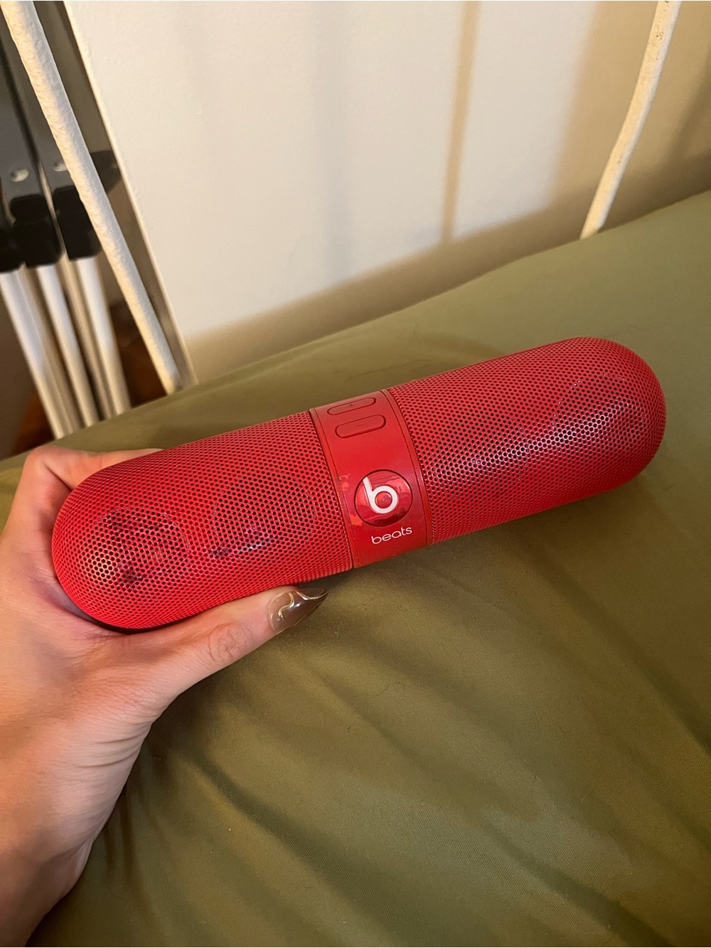 Red Beats Pill Portable Speaker